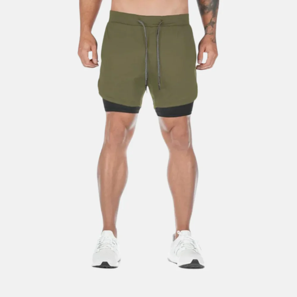 StepLock™ - Träningsshorts Med Studsfria Mobilfickor