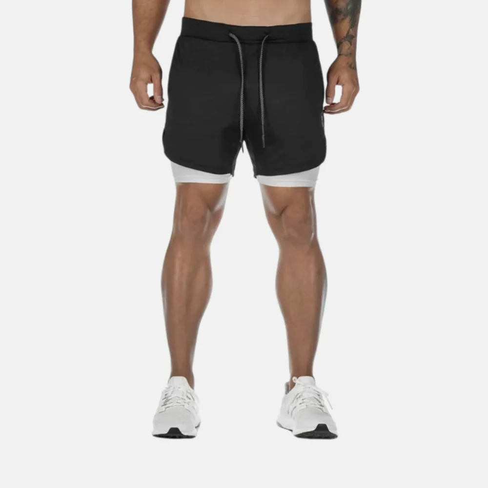 StepLock™ - Träningsshorts Med Studsfria Mobilfickor