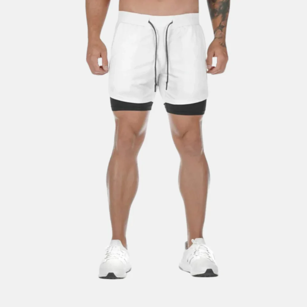 StepLock™ - Träningsshorts Med Studsfria Mobilfickor